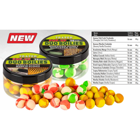Boiliai Duo Color Traper POP-UP 16mm – 40g